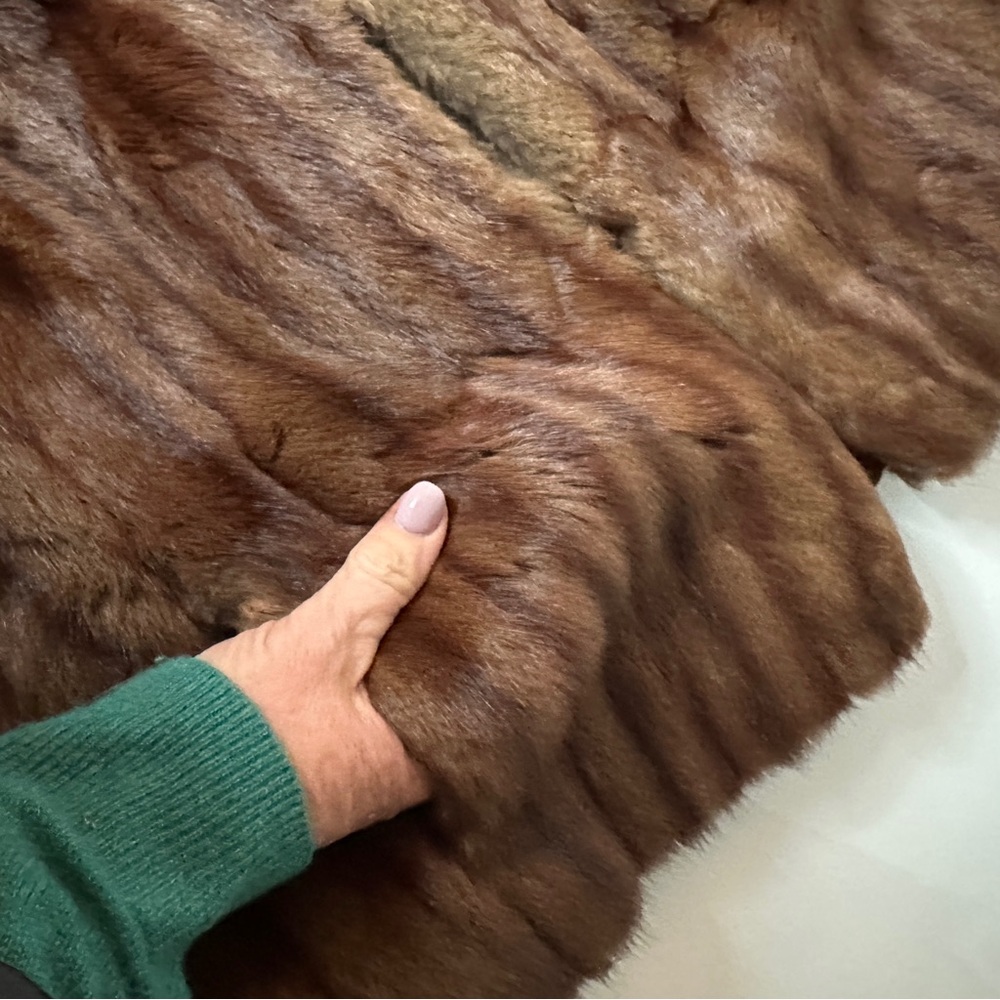 Vintage Mink Cape Frothingham Stole One Size - Picture 6 of 12